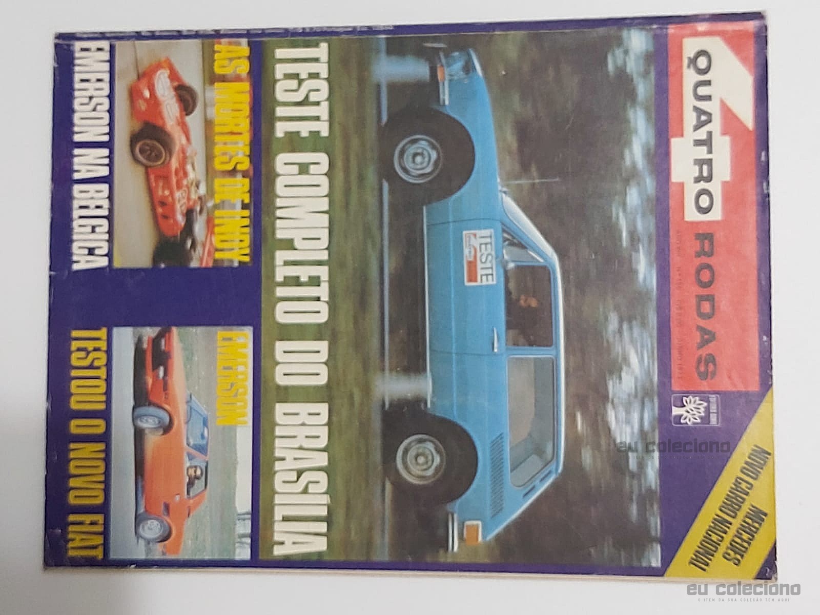 REVISTA QUATRO RODAS JUNHO 1973 / LANÇAMENTO BRASÍLIA /